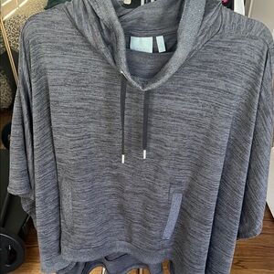 Athleta Charcoal Hooded Top